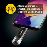 INTENSO Clé USB 3.2 Twist Line - 256 Go Type-C et Type-A