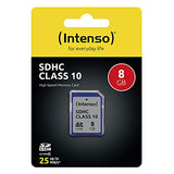 INTENSO Carte SDHC Class 10 - 8 Go