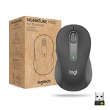 LOGITECH Signature M650 for Business Mouse optical 5 buttons wireless Bluetooth 2.4 GHz Bolt USB receiver graphite