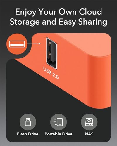 Cudy AC1200 routeur sans fil Fast Ethernet Orange