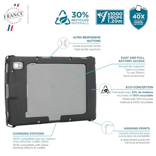 Étui PROTECH pour Zebra ET40 - ET45 10