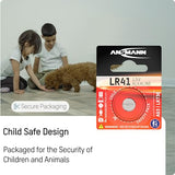 ANSMANN Piles alcalines 5015332 LR41 blister de 1