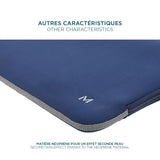 MOBILIS Skin Sleeve 14-16 - Bleu Marine & Gris