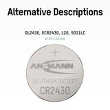 ANSMANN Piles lithium 5020092 CR2430 blister de 1