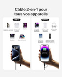 BELKIN 2-in-1 USB-C and LTG cable