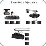 AAVARA Support vidéoprojecteur PB053 mural, bras de 310 à 540 mm, platine