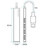 Hub USB 4 ports 3.0 autoalimenté