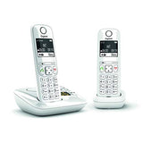 Gigaset AS690A DUO tél.DECT + REP - base + 2 combinés blancs