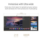 ASUS ProArt PA34VCNV écran plat de PC 86,6 cm (34.1") 3440 x 1440 pixels UltraWide Quad HD LCD Noir