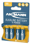 ANSMANN Piles alcalines 5015663 LR6 / AA blister de 4