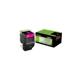 LEXMARK 702C cartouche de toner cyan capacité standard 1.000 pages pack de 1 retour program