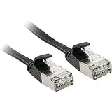 LINDY Cat.6A U/FTP Flat Patch Cable black 2m