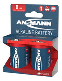 ANSMANN Piles alcalines 1514-0000 LR20 / D blister de 2
