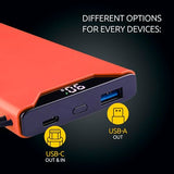 INTENSO Powerbank F10000, Power Delivery et Quick Charge, or