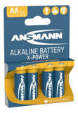 ANSMANN Piles alcalines 5015663 LR6 / AA blister de 4