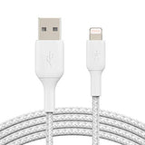 BELKIN BOOST CHARGE USB-A to Lightning Cable Braided 3M White