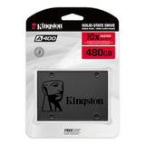 KINGSTON 480GB SSDNow A400 SATA3 6Gb/s 2.5inch 7mm height / up to 500MB/s Read and 450MB/s Write