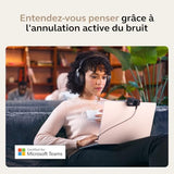 Jabra Evolve2 85, MS Stereo Casque Avec fil &sans fil Arceau Bureau/Centre d'appels USB Type-C Bluetooth Noir