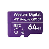 WD Purple 64Go Surveillance microSD XC Class - 10 UHS 1