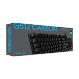 LOGITECH G512 Carbon Lightsync RGB Mechanical Gaming Keyboard with GX Brown switches Carbon FRA Central