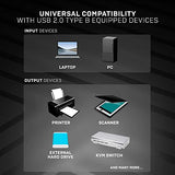 LINDY Câble USB 2.0 type A vers B Anthra Line 2m