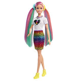Leopard Rainbow Hair Doll BARBIE GRN81