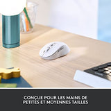 LOGITECH Signature M650 Mouse optical 5 buttons wireless Bluetooth 2.4 GHz Bolt USB receiver off-white