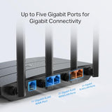 TP-LINK ER605W Routeur MultiWan 5 Gigabit VPN Omada WiFi 5 A