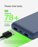 BELKIN Powerbank 20K 15W USB-C + 2 USB-A Bleu