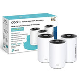 TP-LINK AX3000 + G1500 Whole Home Powerline Mesh Wi-Fi 6 System 574Mbps at 2.4GHz + 2402Mbps at 5GHz + 1428Mbps Powerline