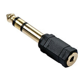 LINDY Adapter Stereo 3.5mm female 6.3mm male gold plated