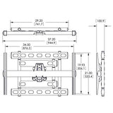 VOGEL S Bras mural PFW 6852 inclinable & orientable