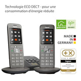 Gigaset CL660A DUO Tél. DECT +REP. - base + 2 combinés