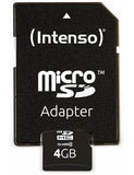 INTENSO Carte MicroSDHC Class 4 - 4 Go