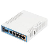 Mikrotik hAP ac 500 Mbit/s Blanc Connexion Ethernet, supportant l'alimentation via ce port (PoE)