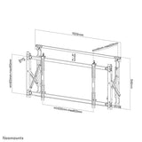 NEOMOUNTS LED-VW1750BLACK Support mural pour mur dimages 32-55p - extraire - max 35 kg