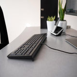 CHERRY Clavier KC-1000 USB noir (DE)