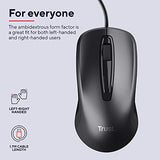 TRUST Souris filaire CARVE USB - Noire