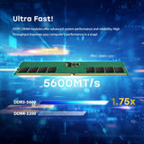 TRANSCEND 32Go JM DDR5 5600 U-DIMM 2Rx8 2Gx8 CL46 1.1V