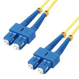 MCL SC/SC duplex singlemode 9/125 OS2 optical fiber - 2m