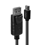 LINDY Mini DP to DP Cable black 3m MiniDisplayPort to DisplayPort