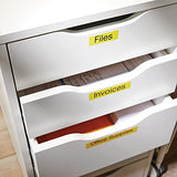 DYMO Ruban D1 - 19 mm noir sur jaune