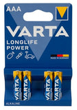 VARTA Piles alcalines 04903121414 LR03 / AAA blister de 4