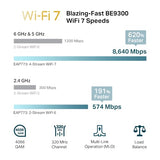 TP-LINK EAP773 Plafonnier 10G SDN WiFi 7 BE 9300Mbps PoE+ RJ 2.5G