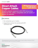 Aruba Instant On 10G SFP+ to SFP+ 3m Direct Attach Copper Cable