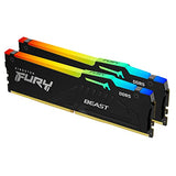 KINGSTON FURY Beast 64Go DIMM 5600MT/s DDR5 CL36 Kit of 2 White RGB EXPO