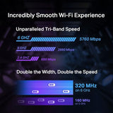 TP-LINK Archer TBE550E Carte réseau WiFi 7 BE9300 et BlueToo