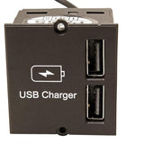 BACHMANN Plastron chargeur 2 ports USB