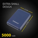 INTENSO PowerBank XS5000 USB / Type-C -5000 mAh bleu foncé