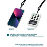 MOBILIS Cordon smartphone amovible universel - Noir